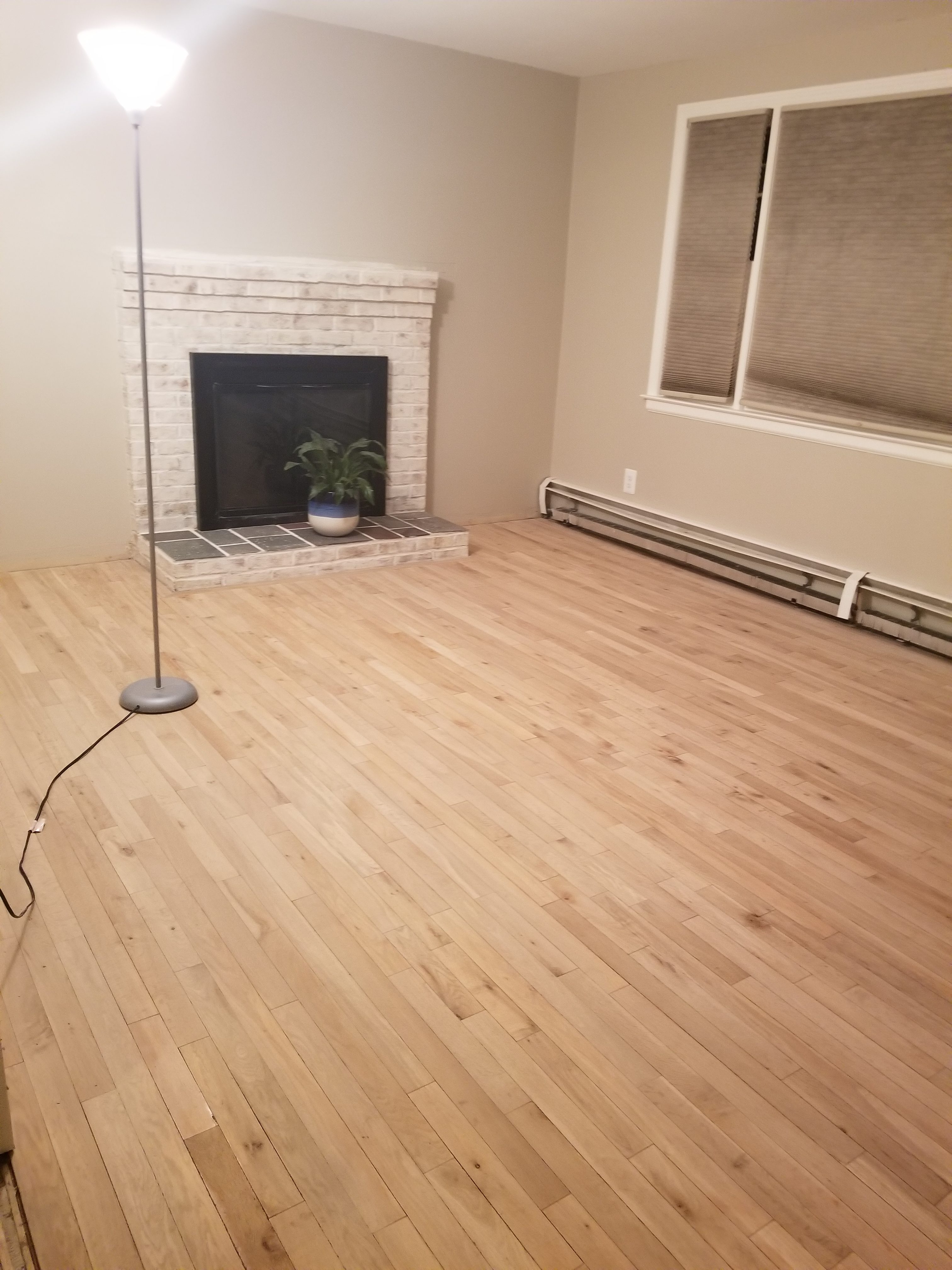 sanded floors